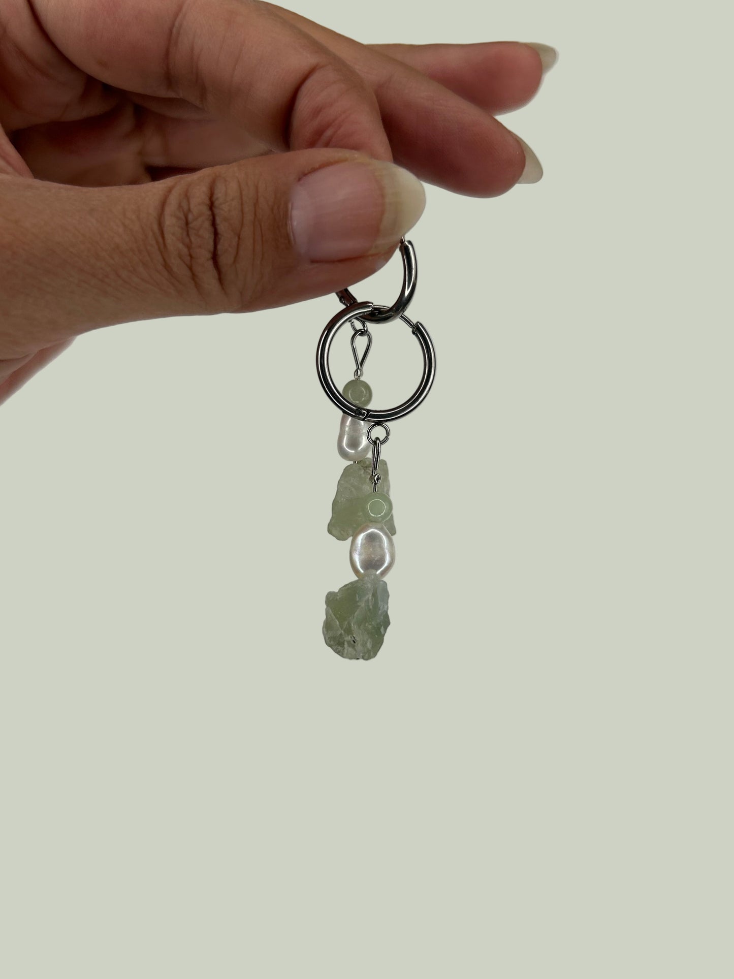 Ohrring Nayla light matcha silver