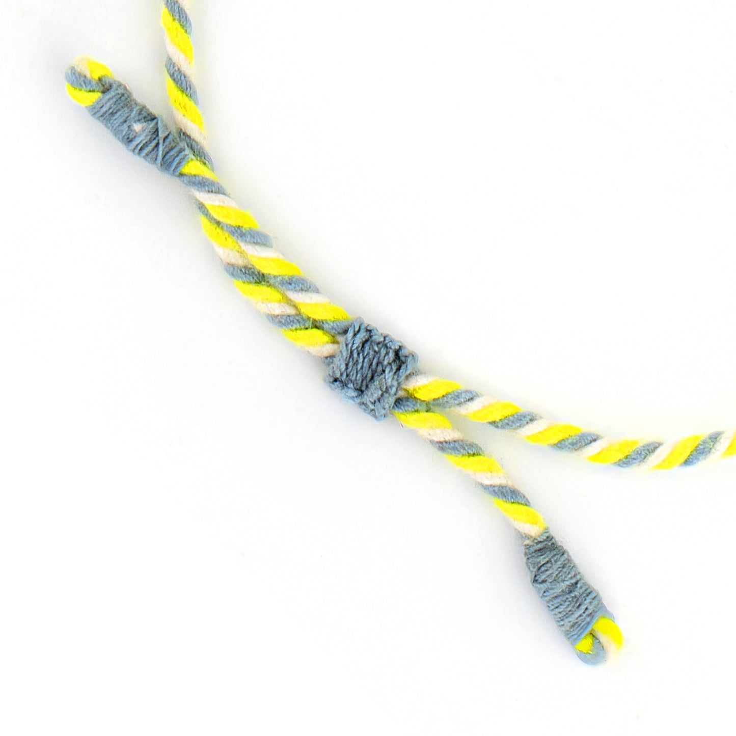 Armband Turnon (neongelb taubenblau weiß)