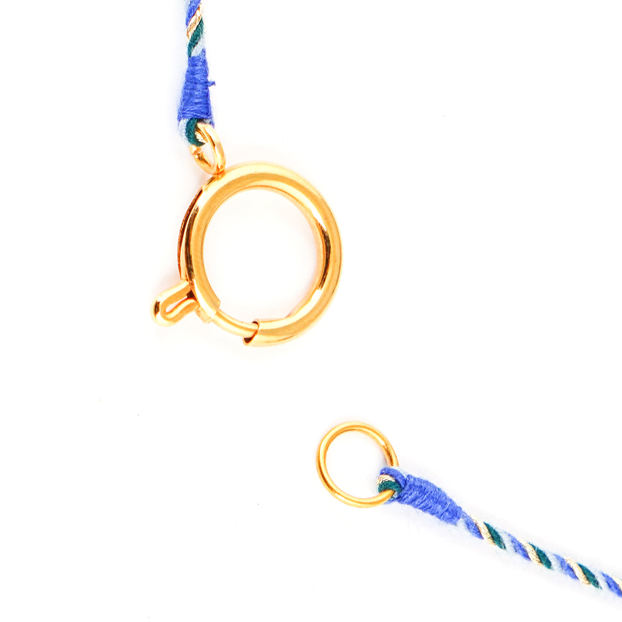 Kette Turnon (blau grün grau gold)