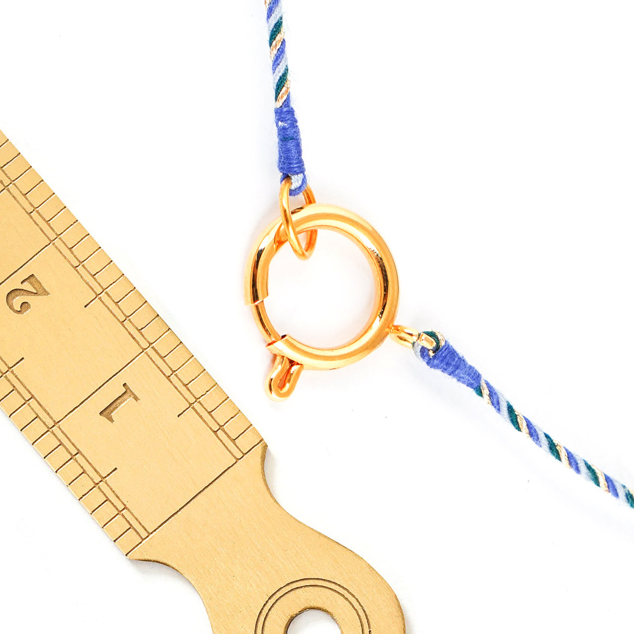 Kette Turnon (blau grün grau gold)