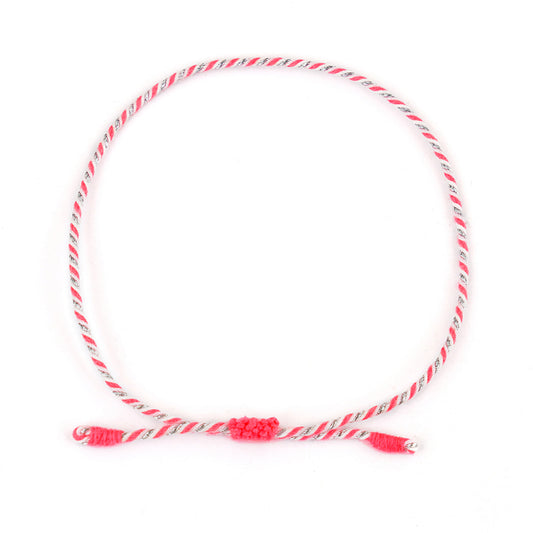 Armband Turnon (pink weiß silber)