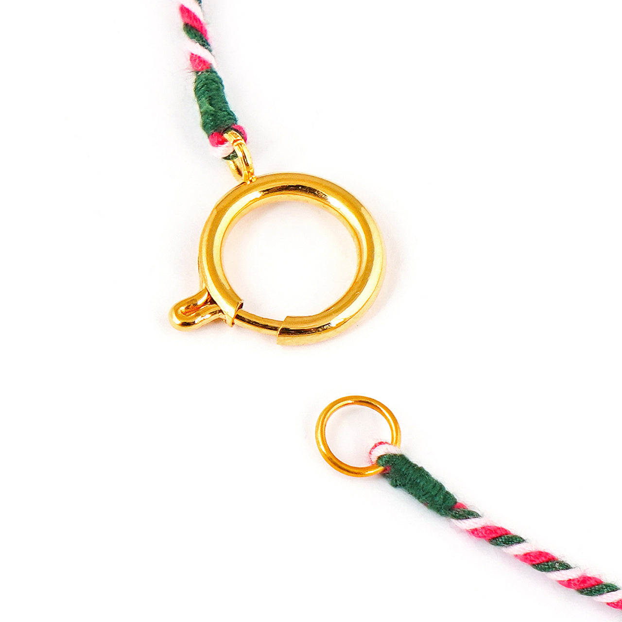 Kette Turnon India (pink rosé dunkelgrün)