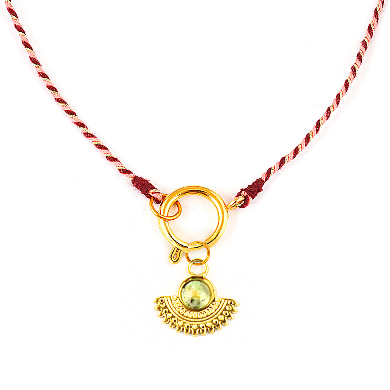 Kette Turnon (burgundy gold lachs)