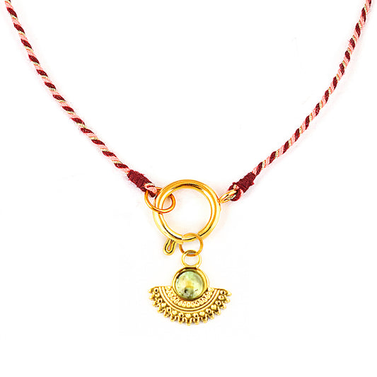 Kette Turnon (burgundy gold lachs)