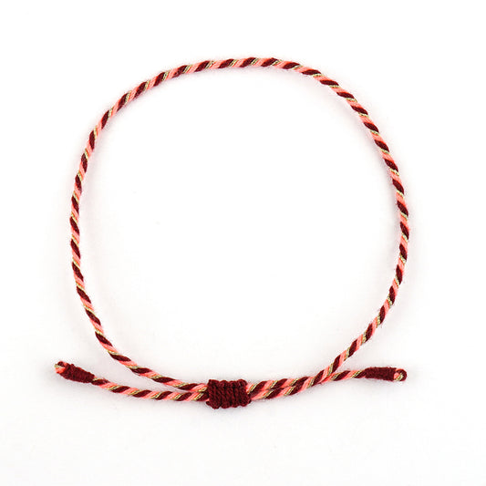 Armband Turnon (burgundy lachs gold)