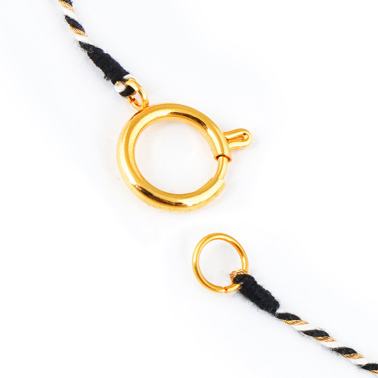 Kette Turnon Chess (schwarz-weiß-gold)