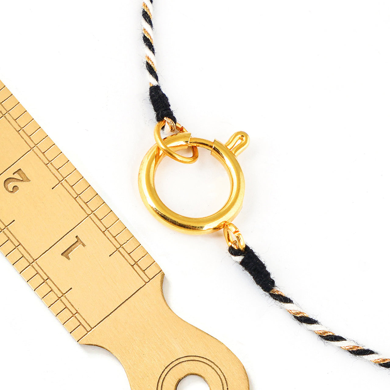 Kette Turnon Chess (schwarz-weiß-gold)