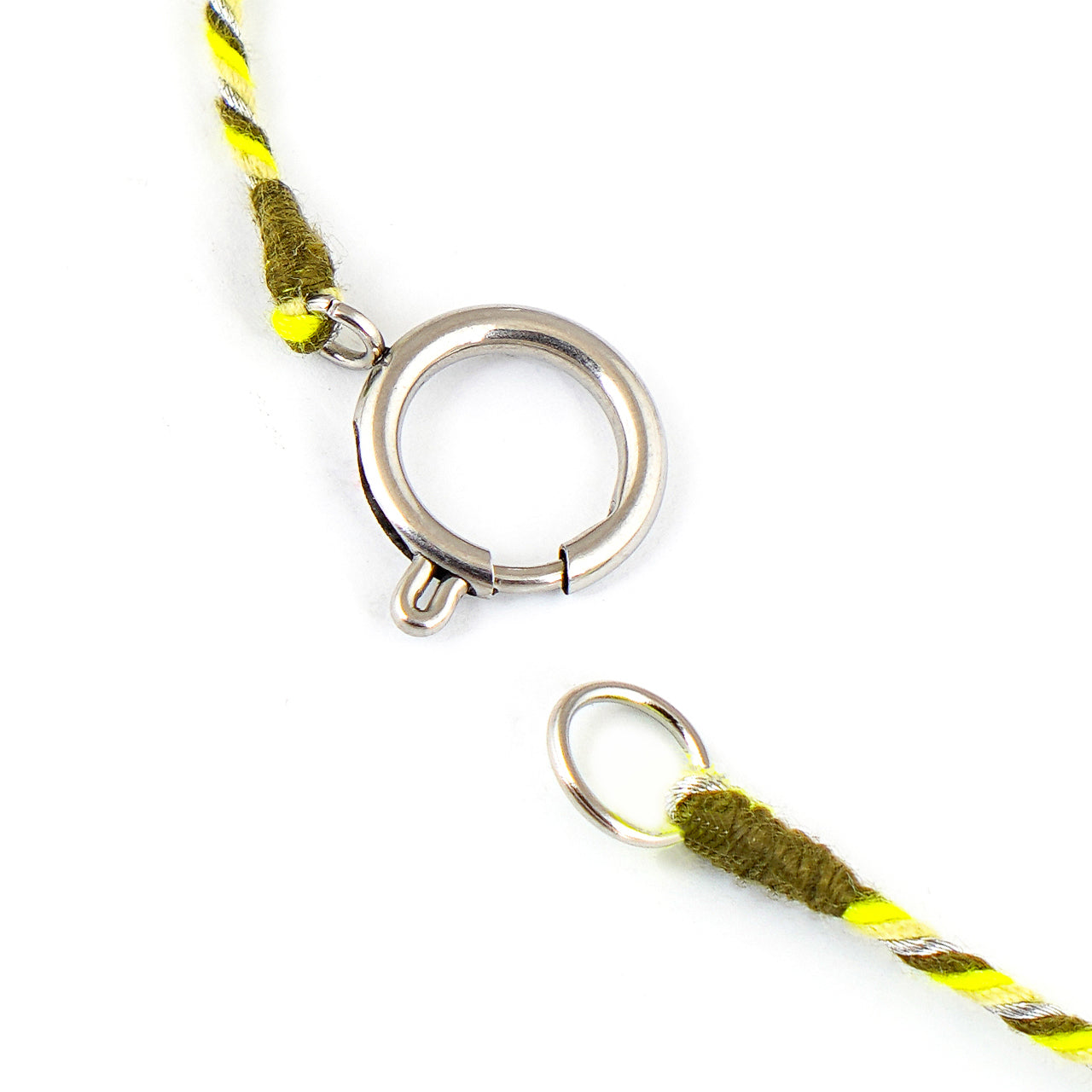 Kette Turnon (neongelb oliv silber)