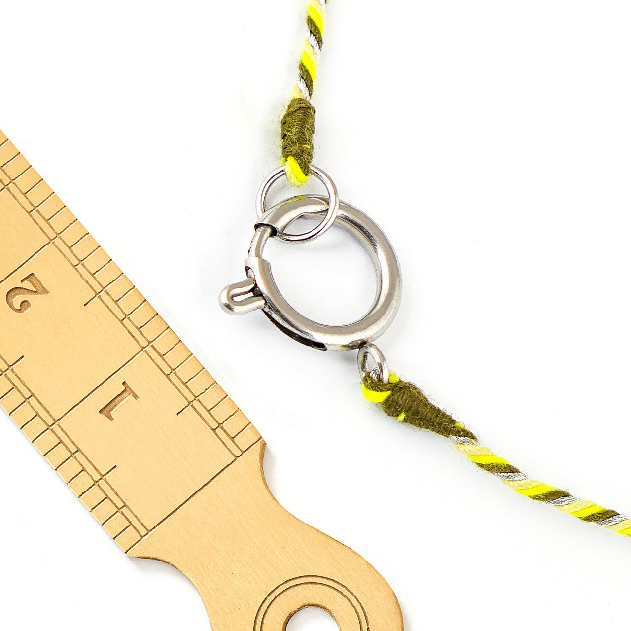 Kette Turnon (neongelb oliv silber)