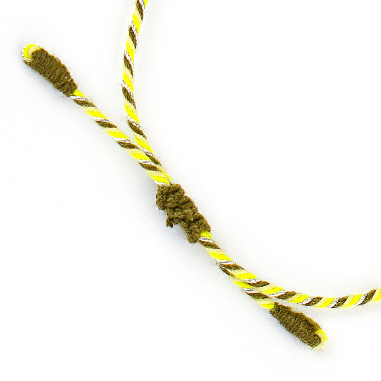 Armband Turnon (oliv neongelb silber)