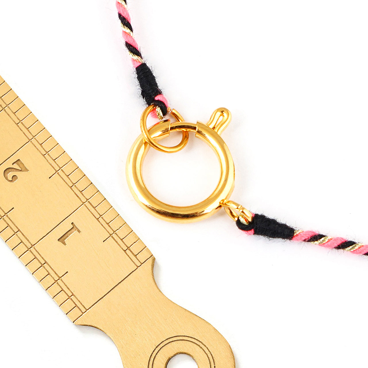 Kette Turnon (schwarz-pink-gold)