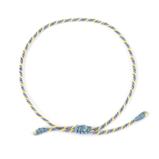Armband Turnon (lila gelb taubenblau)