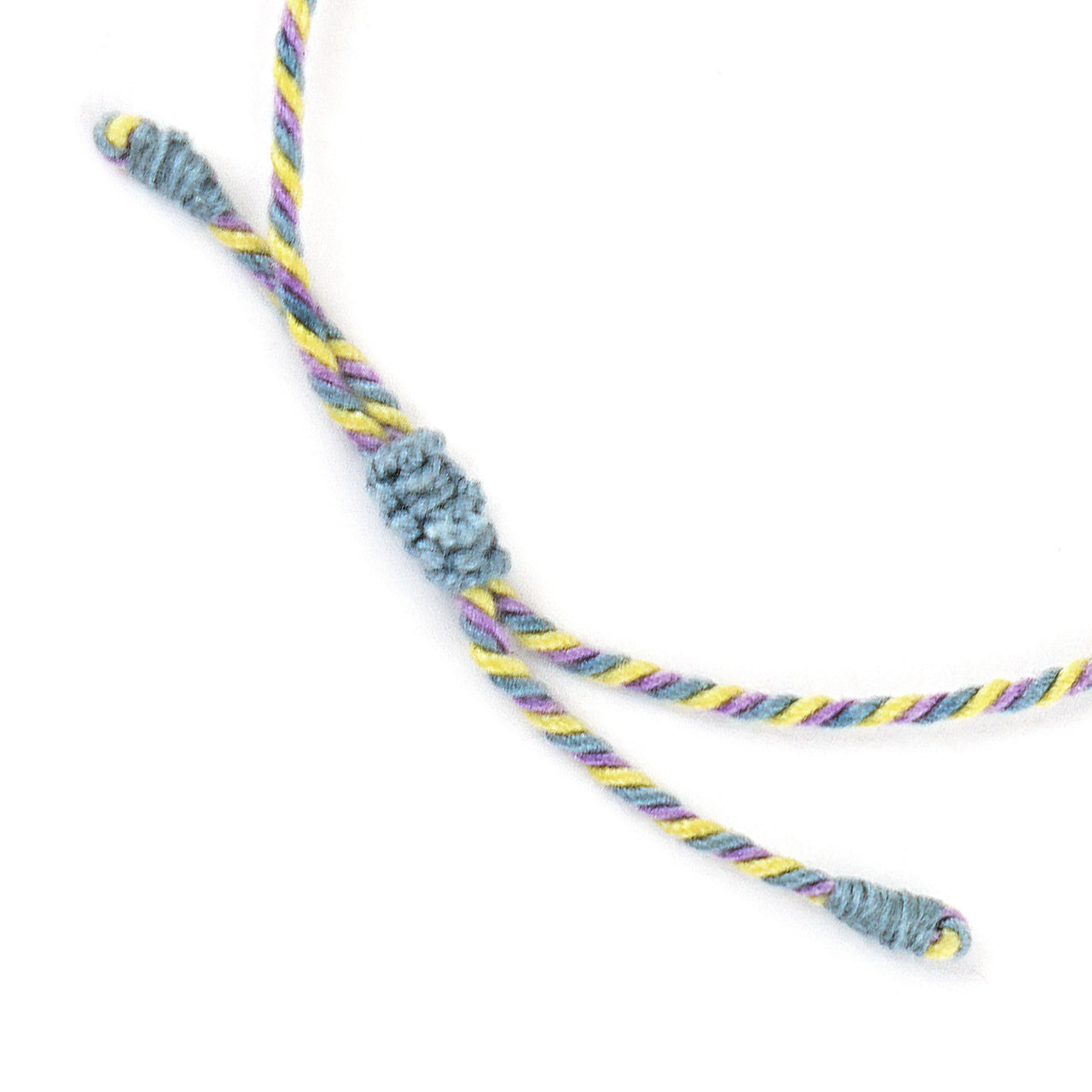 Armband Turnon (lila gelb taubenblau)