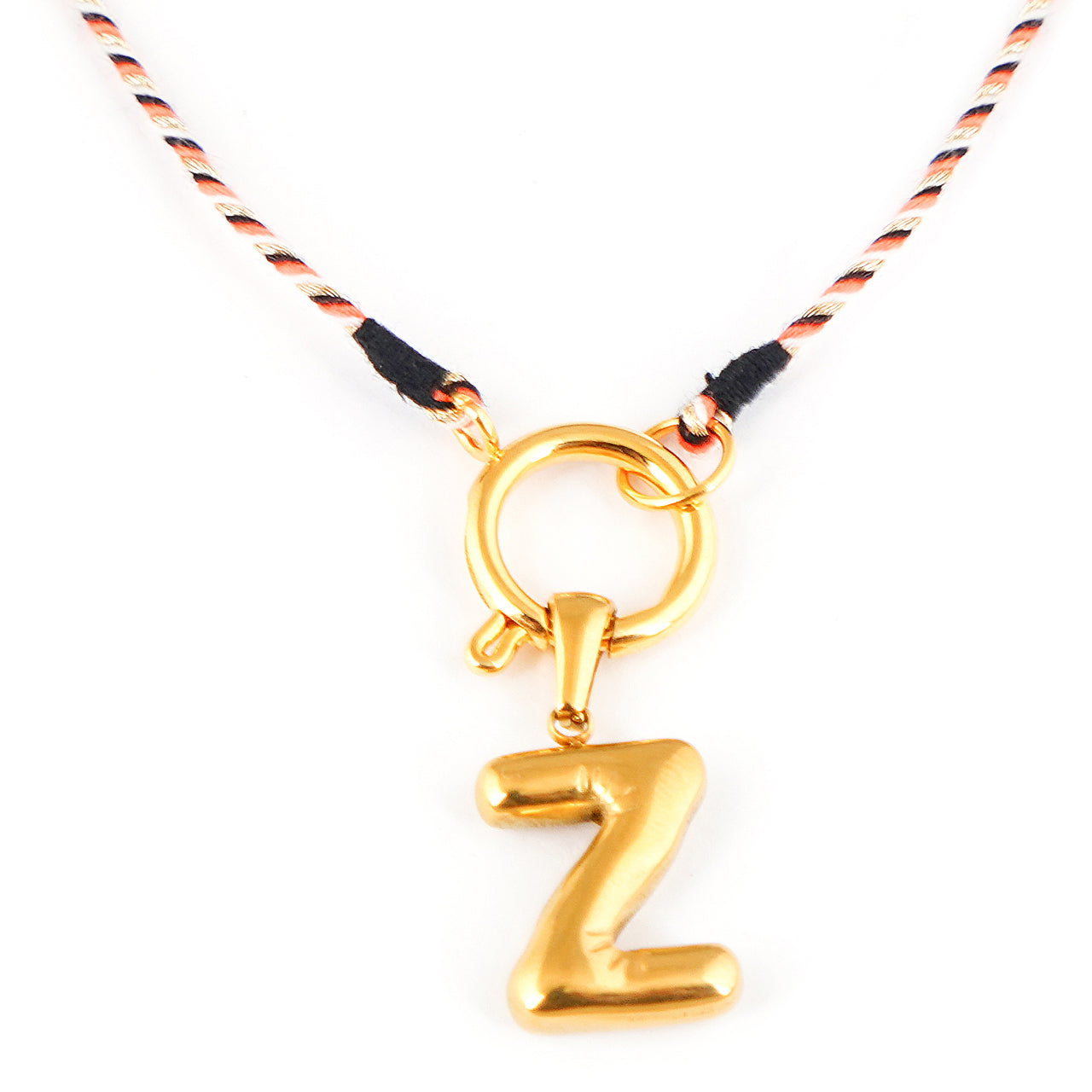 Kette Turnon (schwarz weiß orange gold)