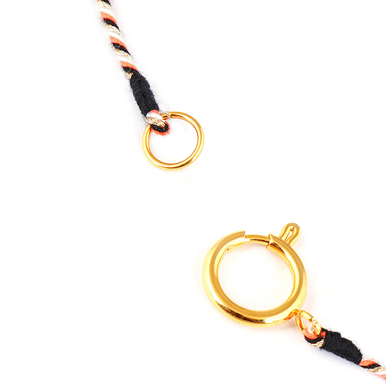 Kette Turnon (schwarz weiß orange gold)