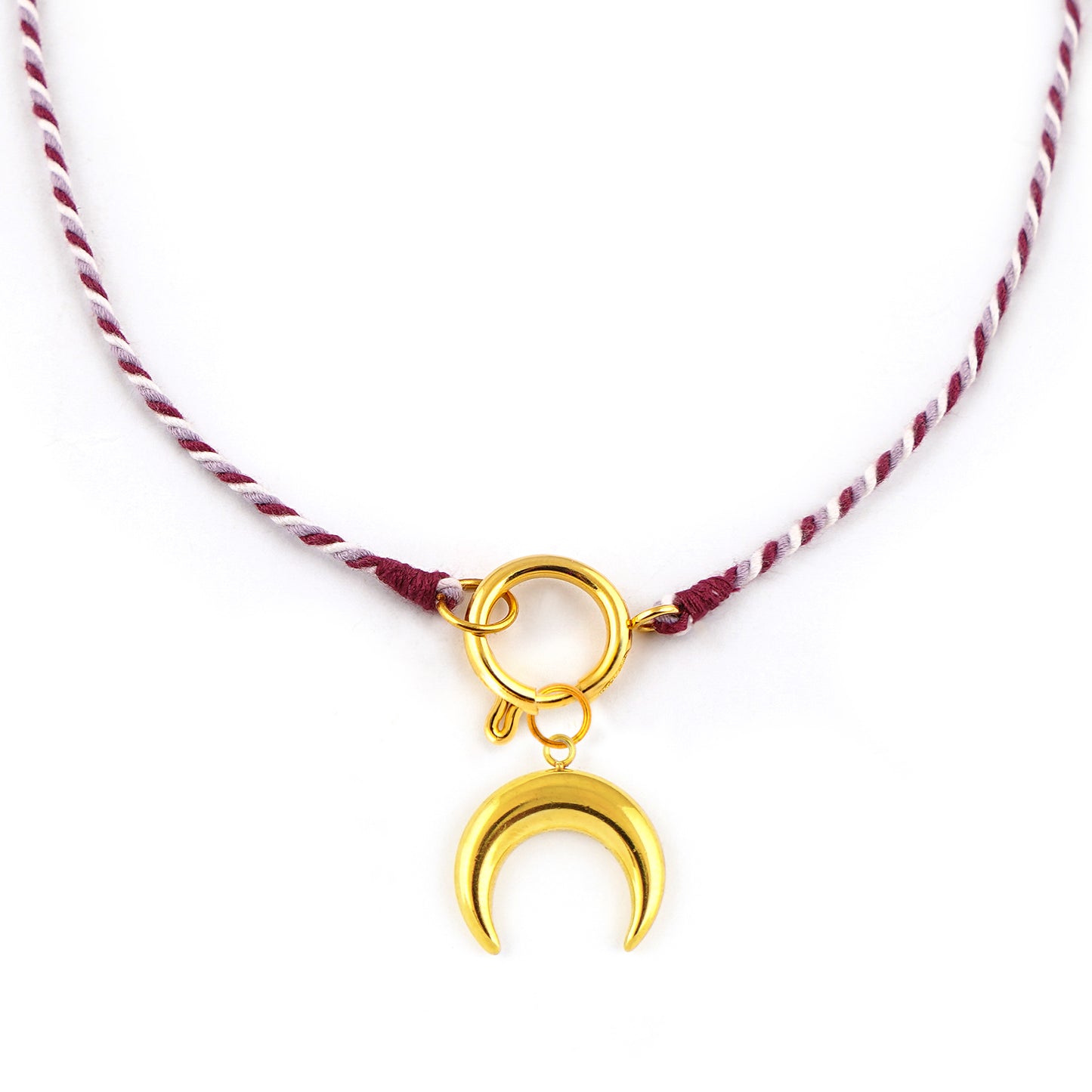 Kette Turnon (burgundy lila weiß)
