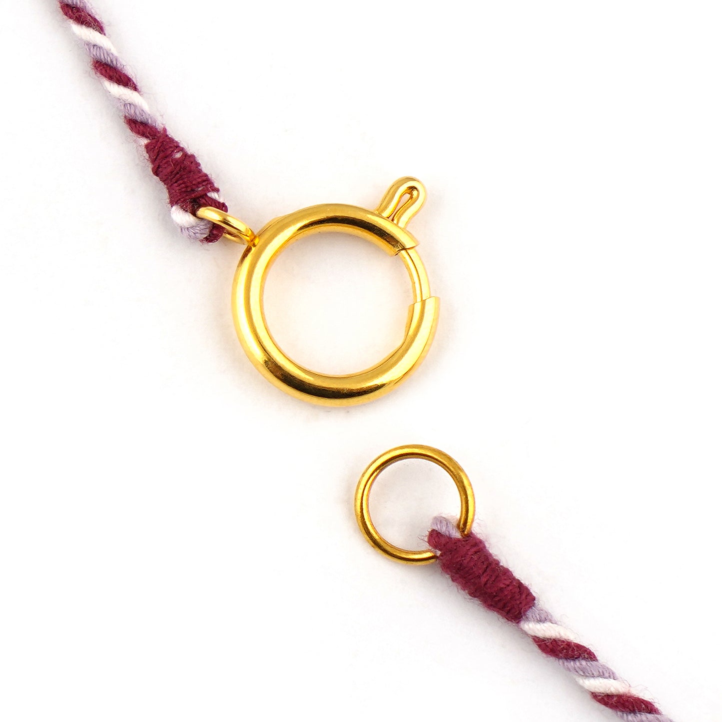 Kette Turnon (burgundy lila weiß)