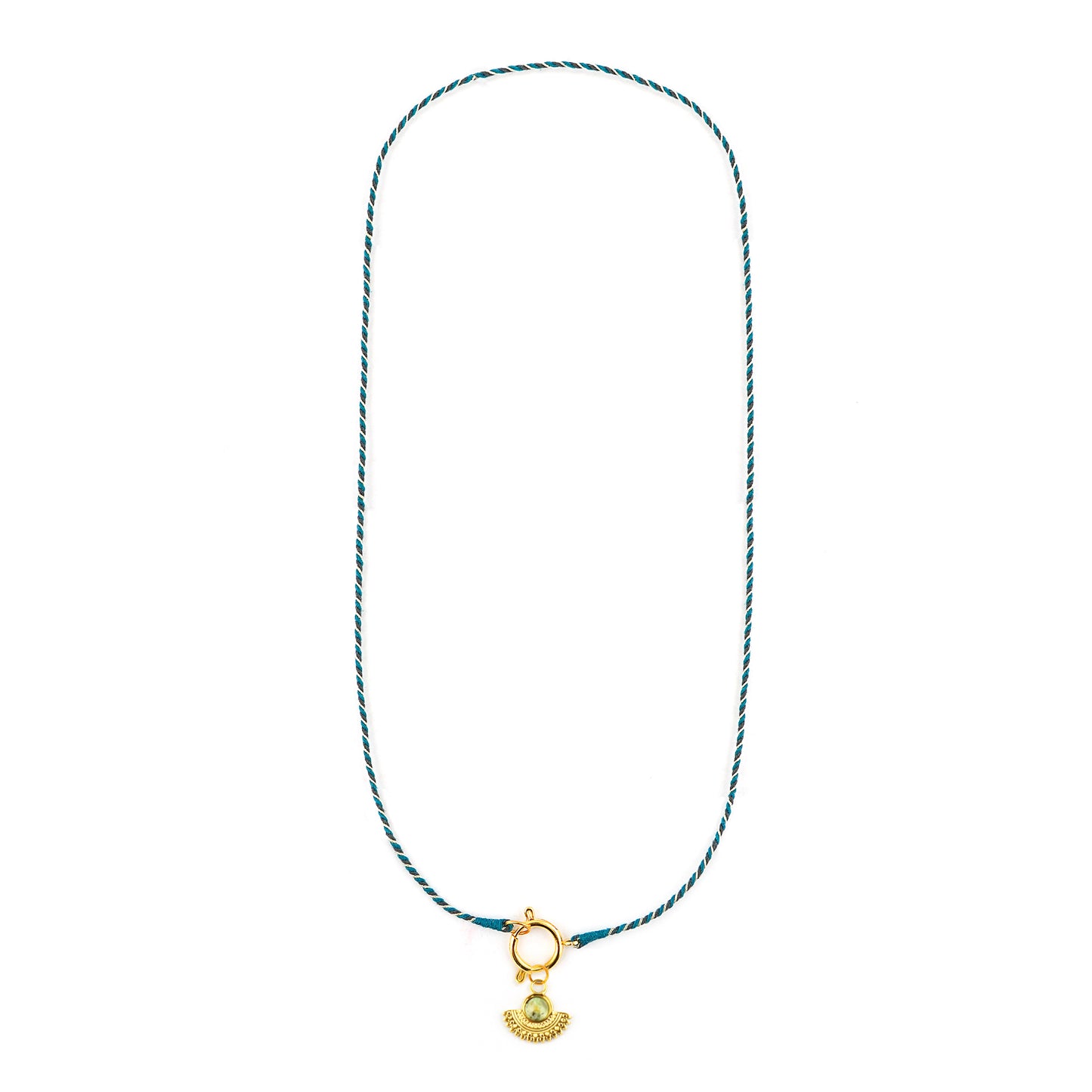 Kette Turnon (petrol grau gold)