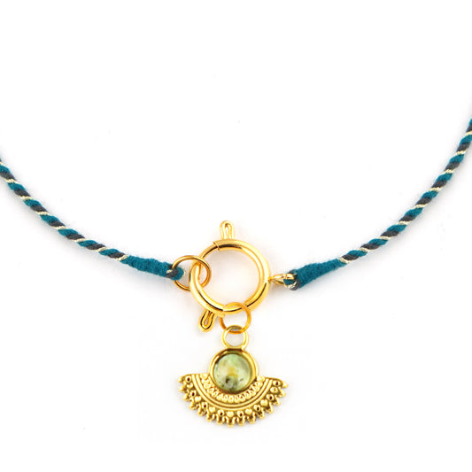 Kette Turnon (petrol grau gold)