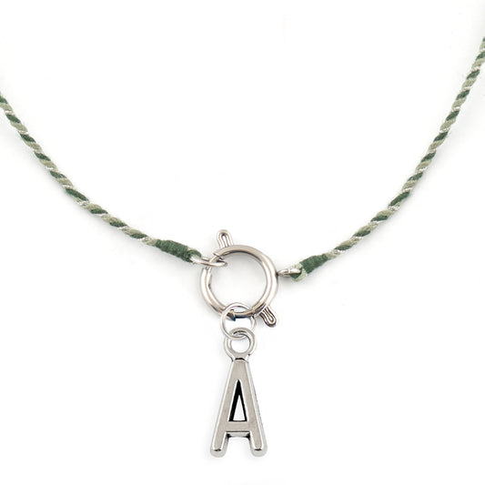 Kette Turnon (dünkelgrün mint silber)