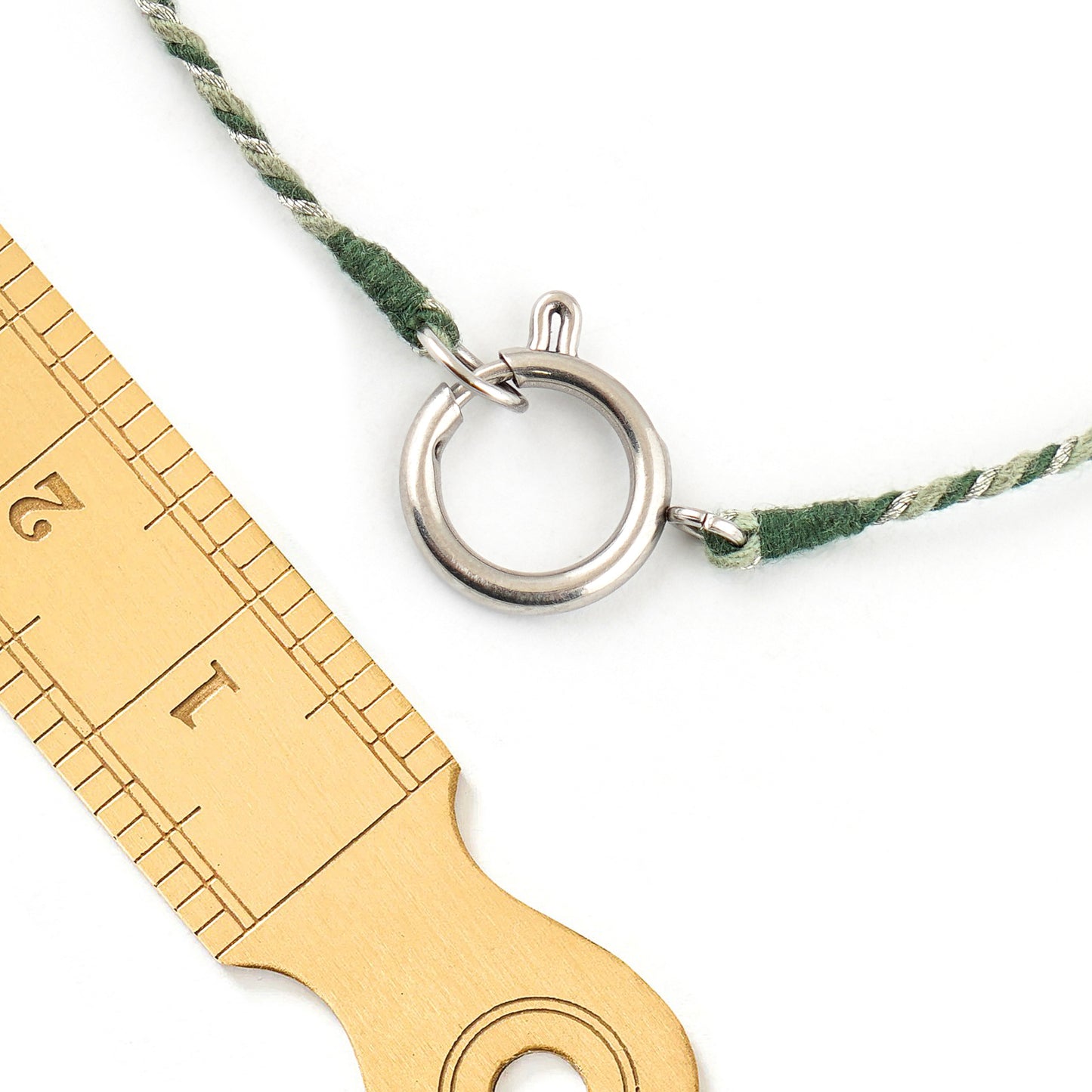 Kette Turnon (dünkelgrün mint silber)