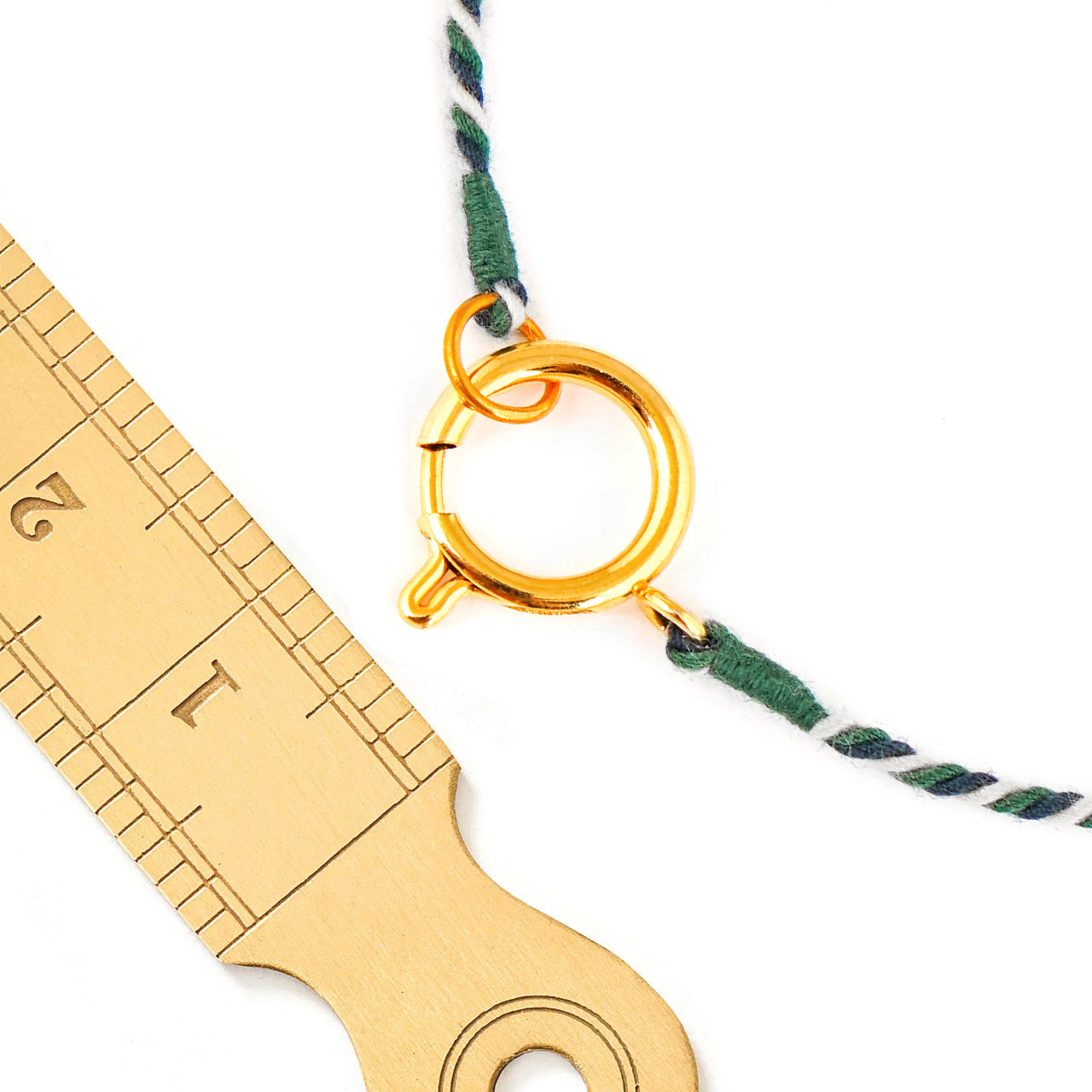 Kette Turnon (grün marine beige gold)