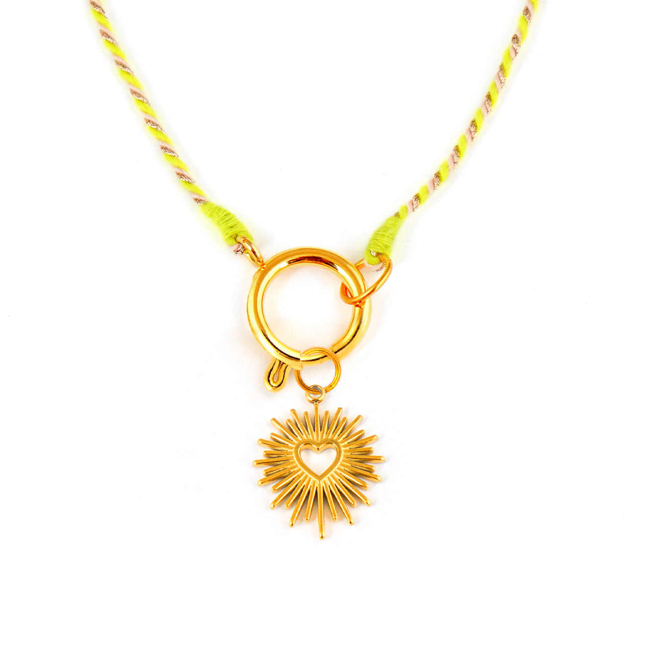 Kette Turnon (neongelb weiß gold)