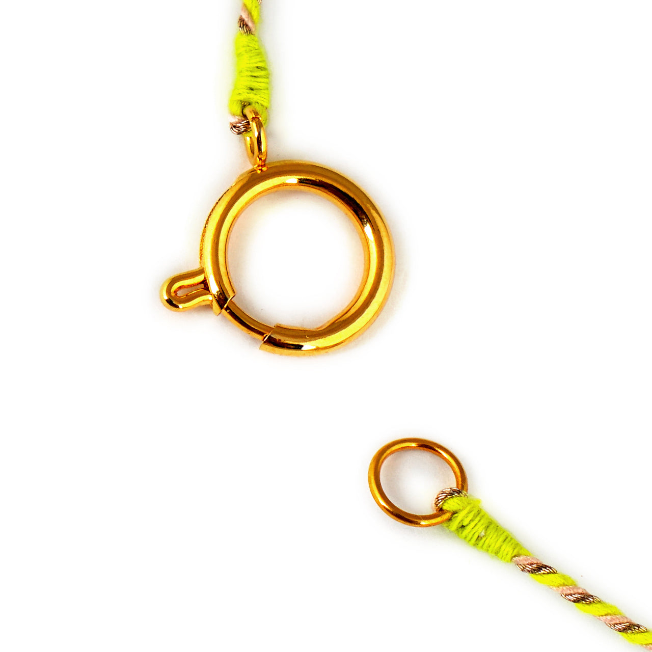 Kette Turnon (neongelb weiß gold)