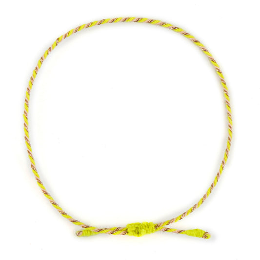 Armband Turnon (neongelb beige gold)