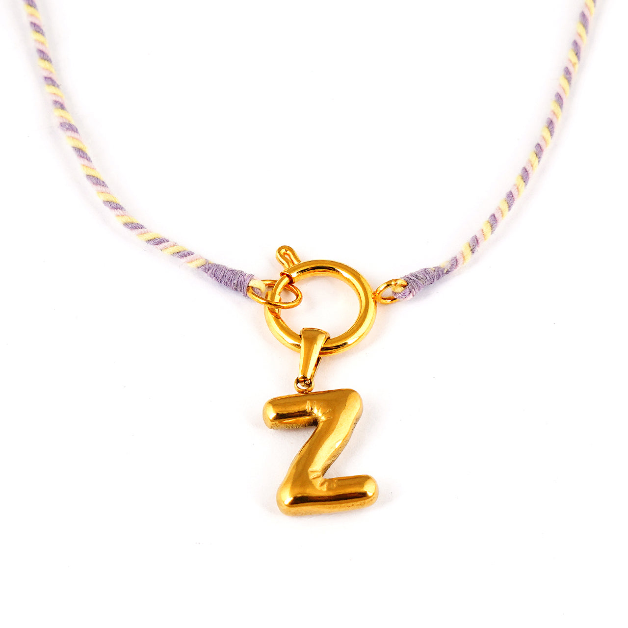 Letter Charm gold