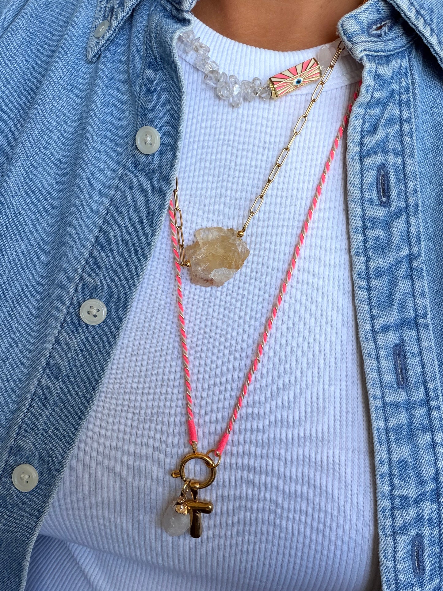Kette Eye Shine rose