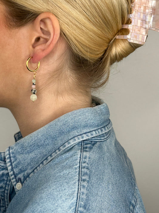 Ohrring Pastellove dark gold