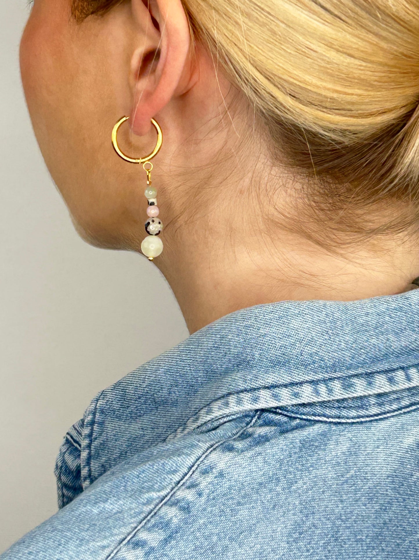 Ohrring Pastellove dark gold