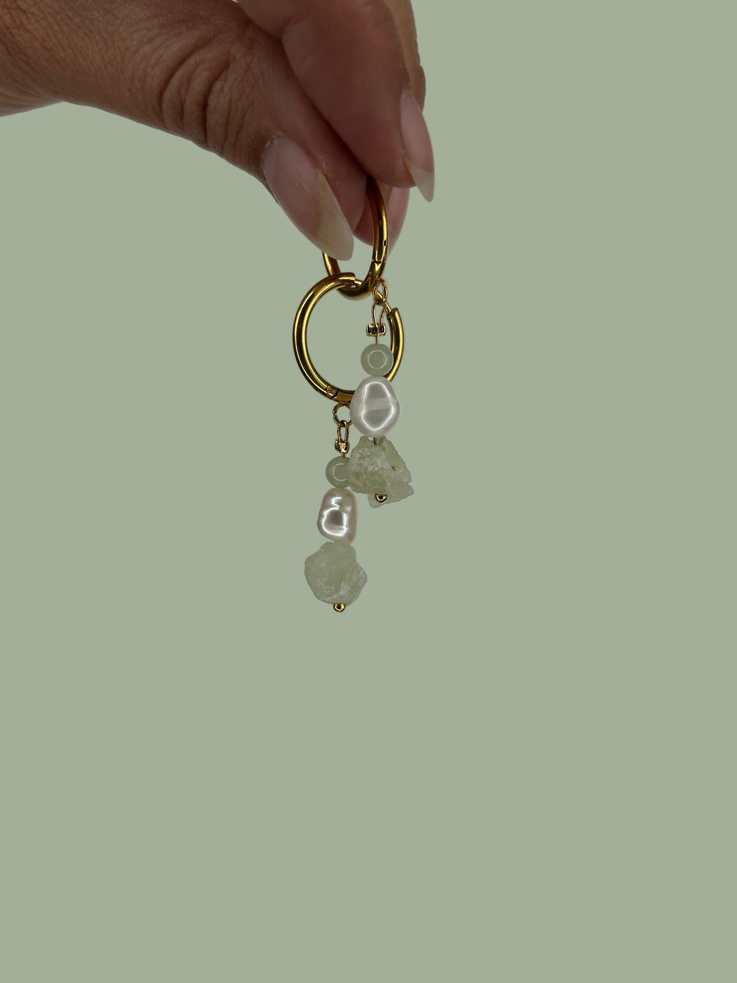 Ohrring Nayla light matcha gold