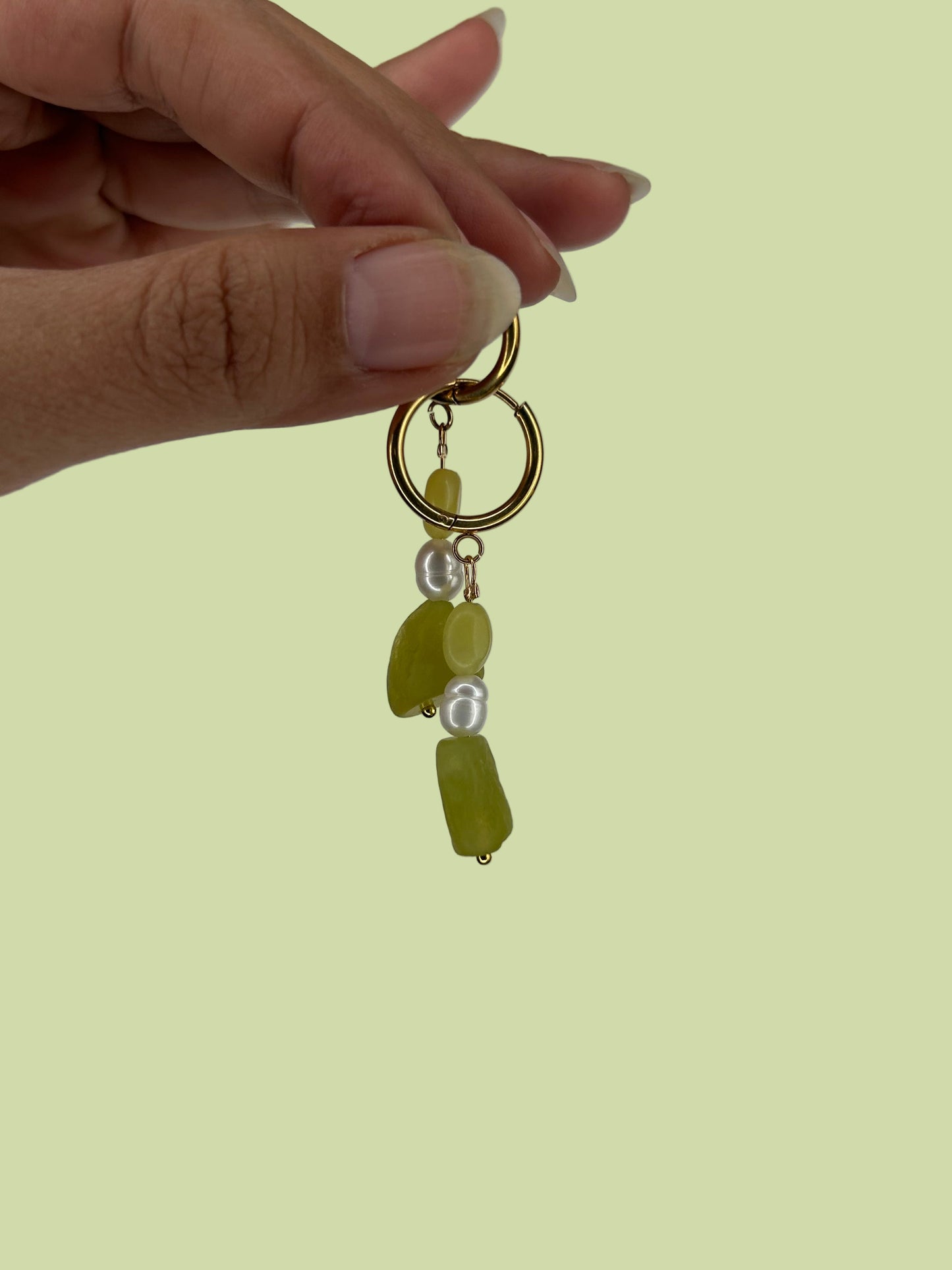 Ohrring Nayla lime gold