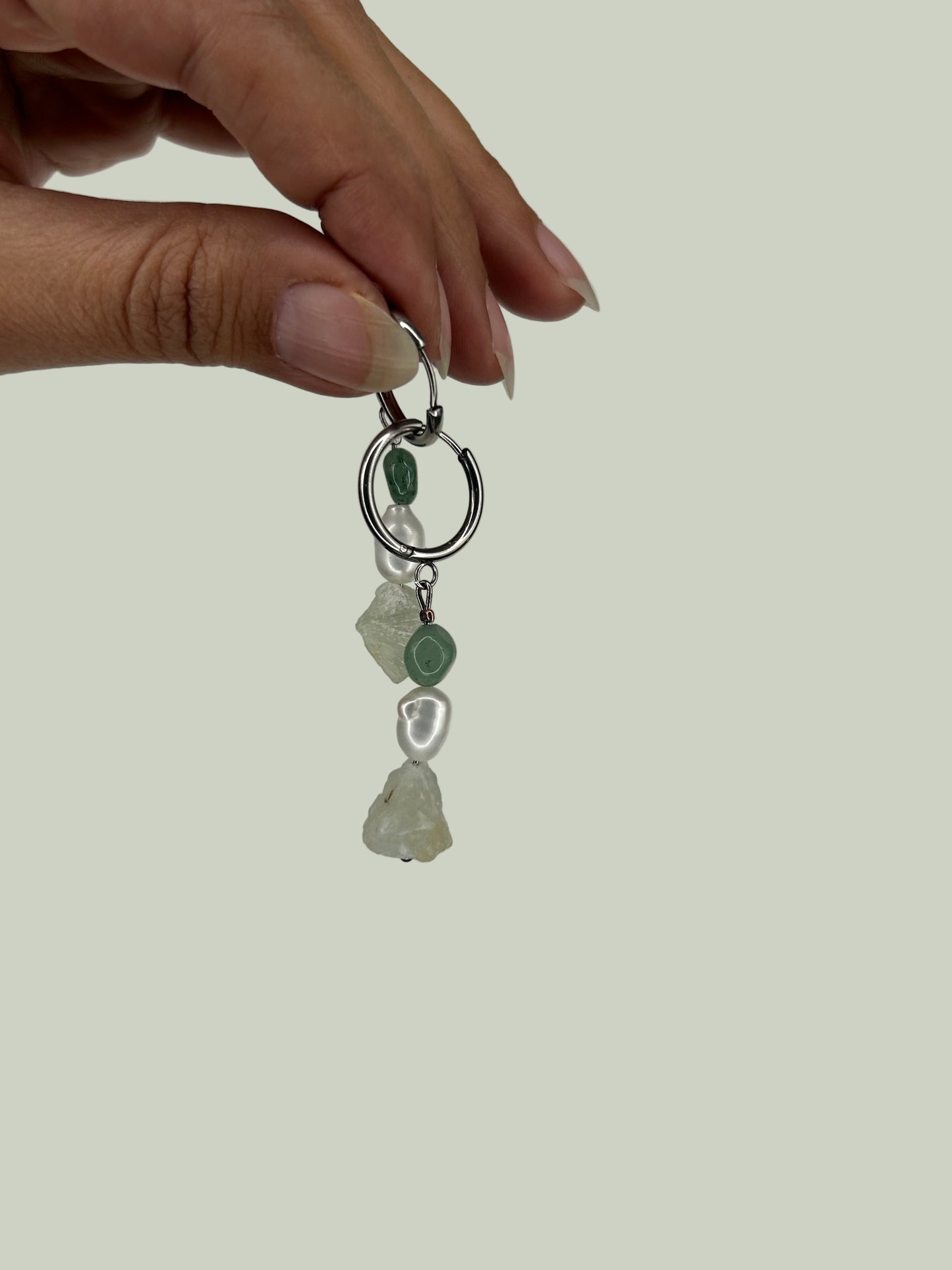 Ohrring Nayla matcha silver