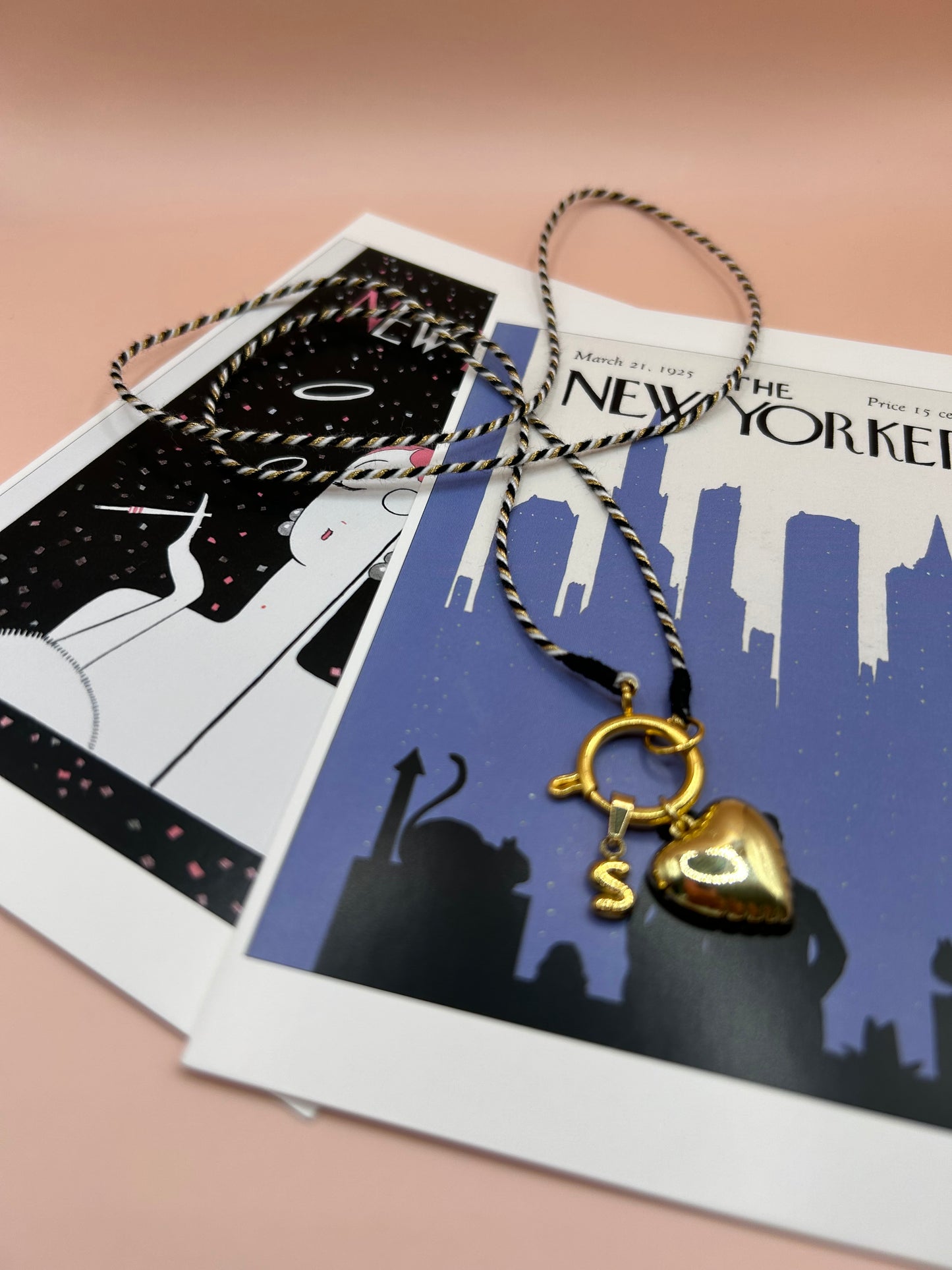 Kette Turnon Chess (schwarz-weiß-gold)