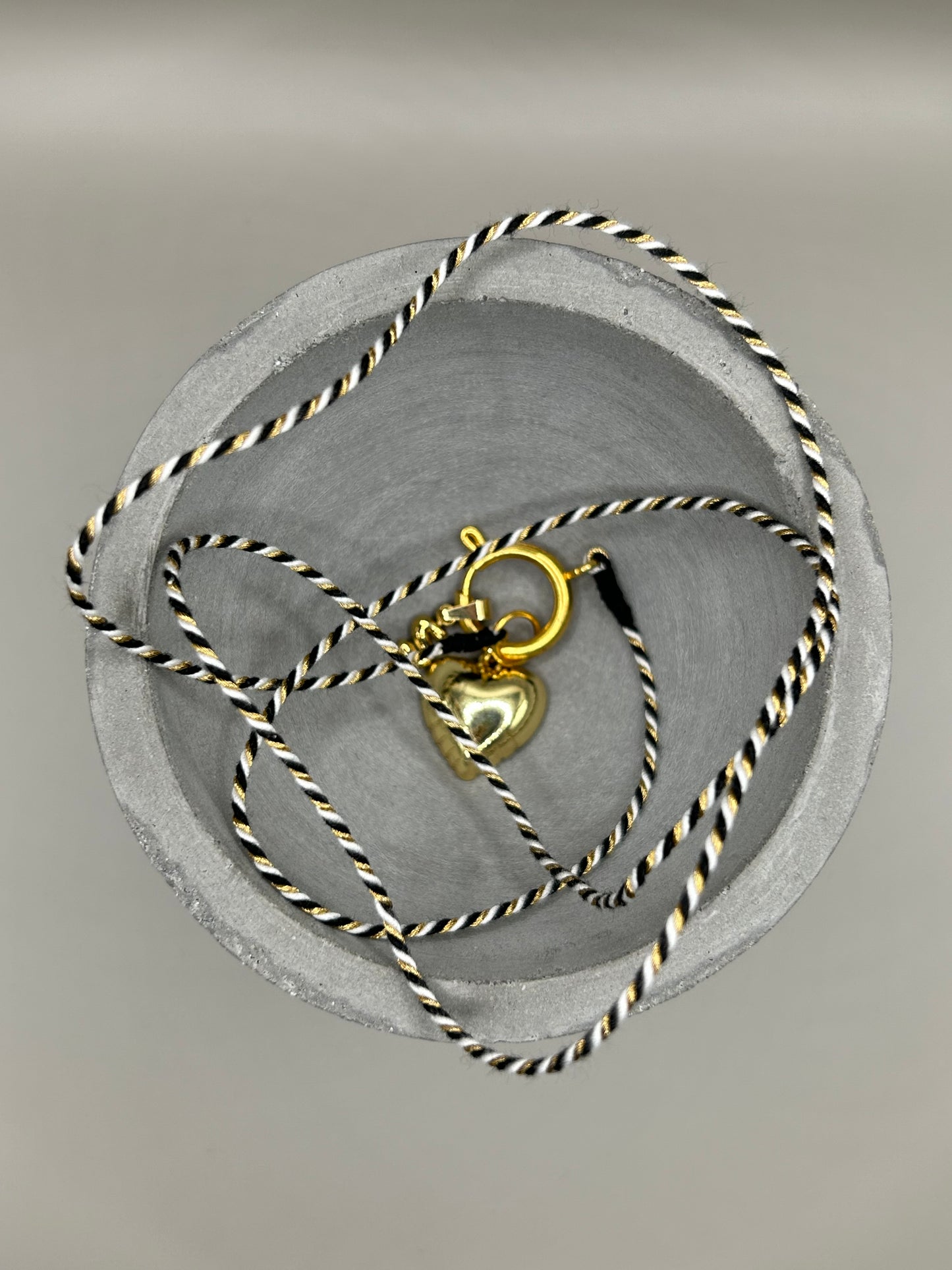 Kette Turnon Chess (schwarz-weiß-gold)