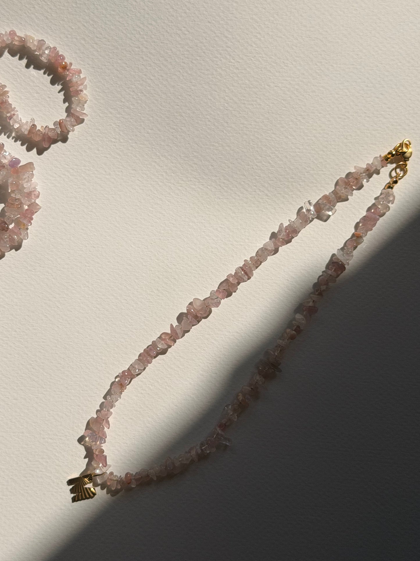 Kette Initial Gem rose