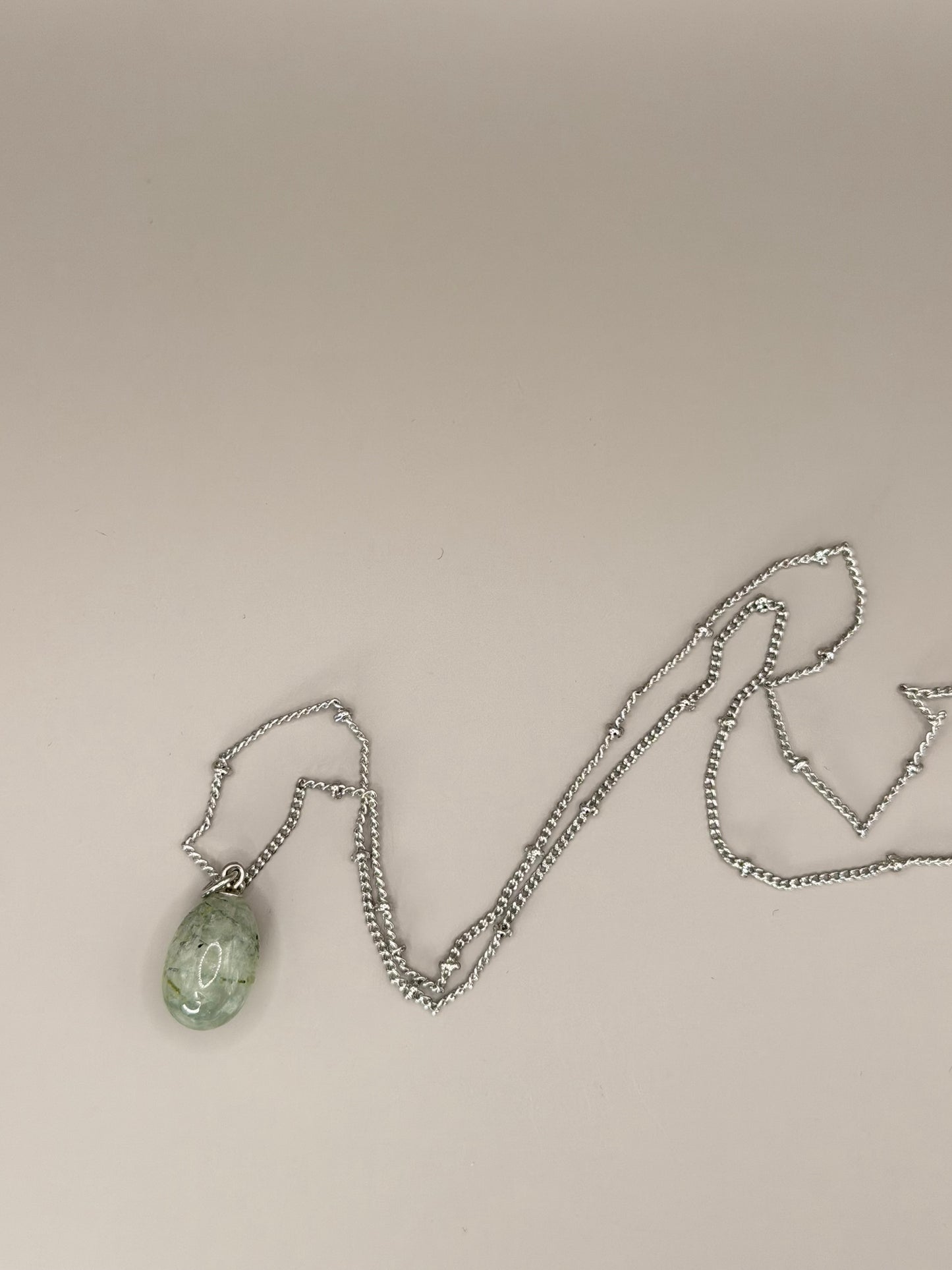 Kette Drop Prehnite