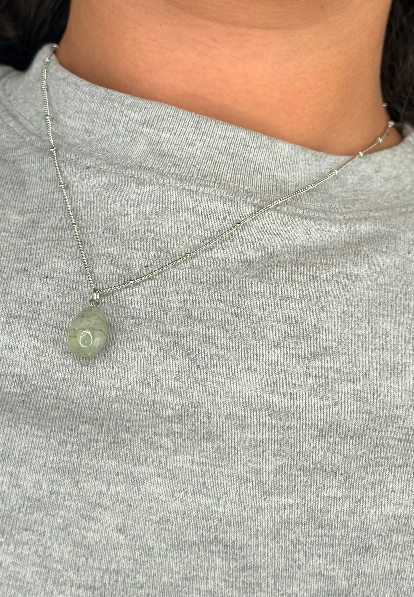 Kette Drop Prehnite
