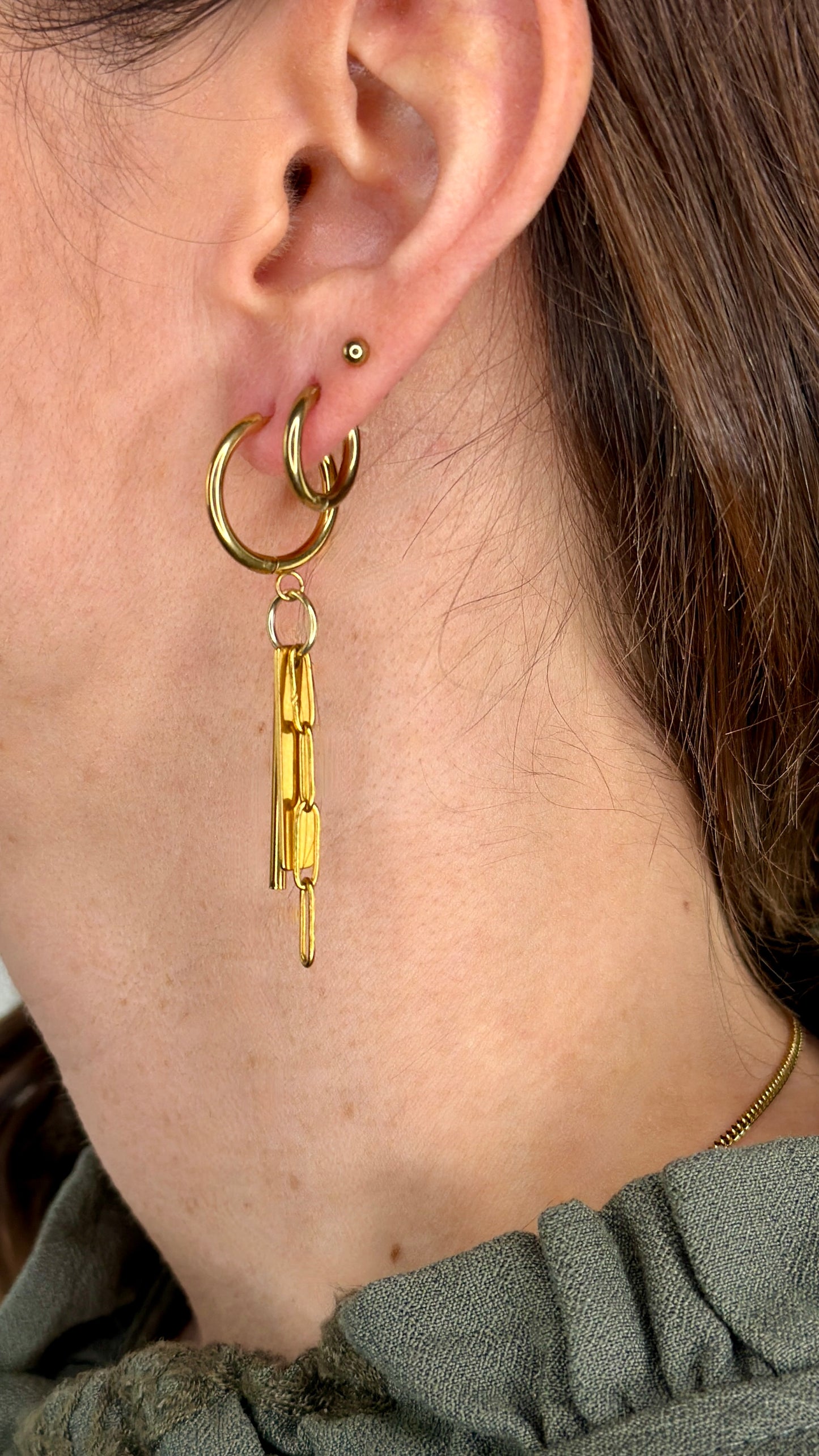 Ohrring Lou gold