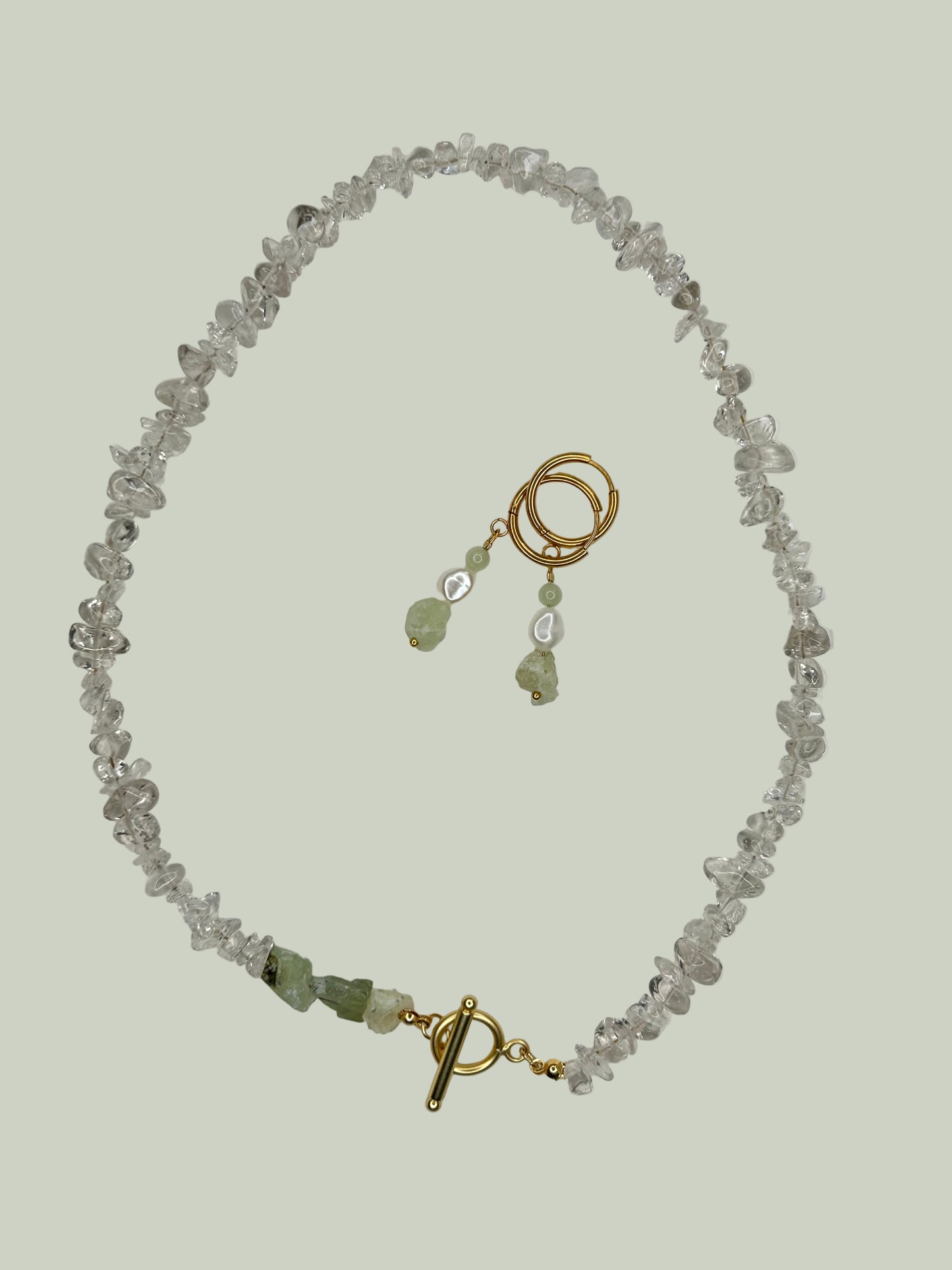 Kette Seethrough clear green