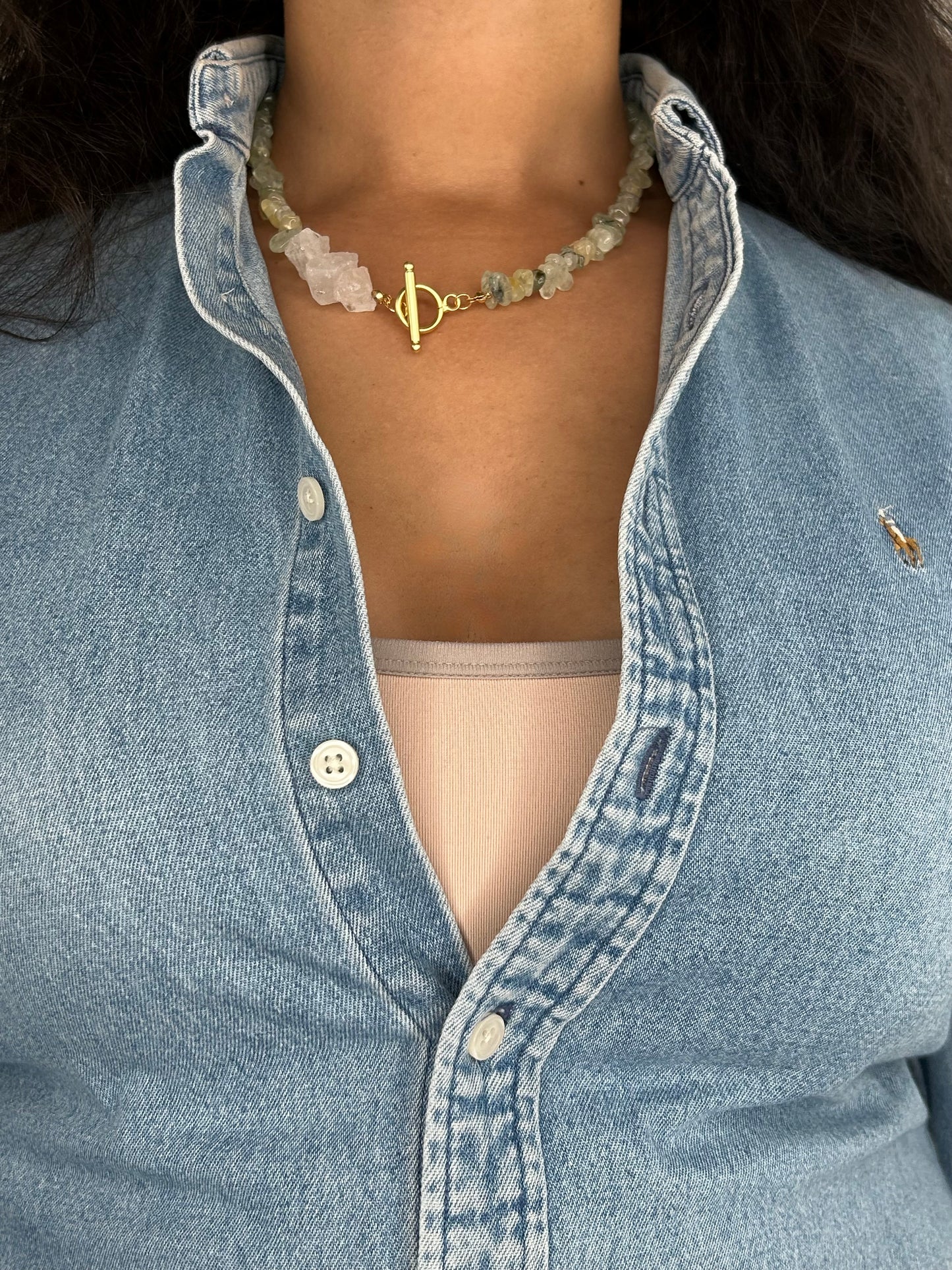 Kette Seethrough green