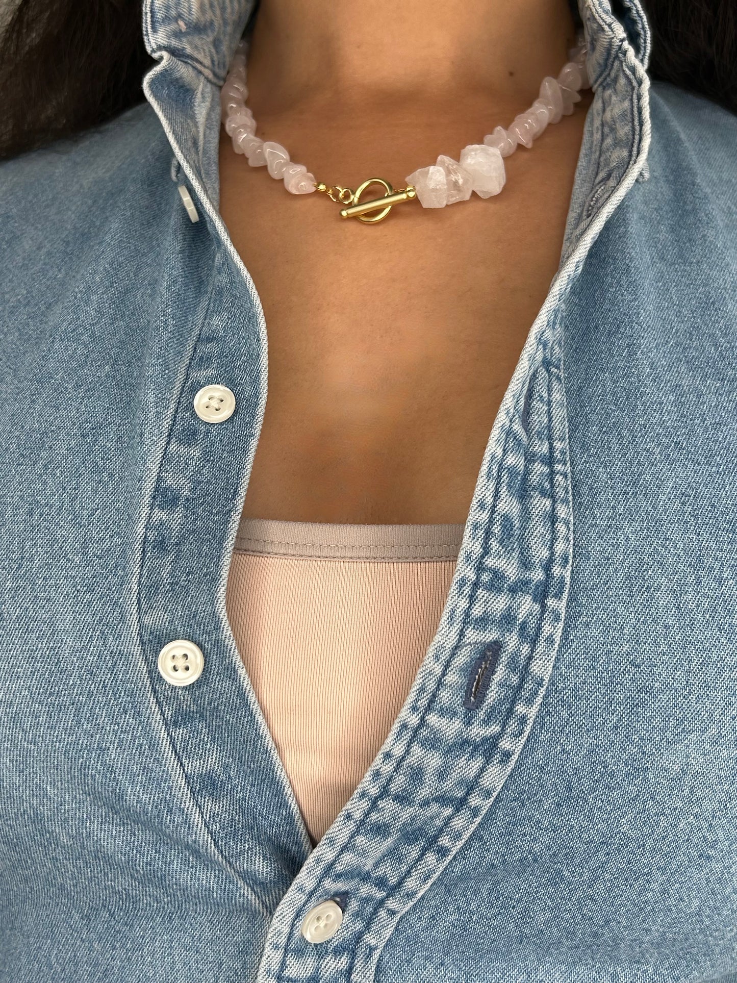 Kette Seethrough rose