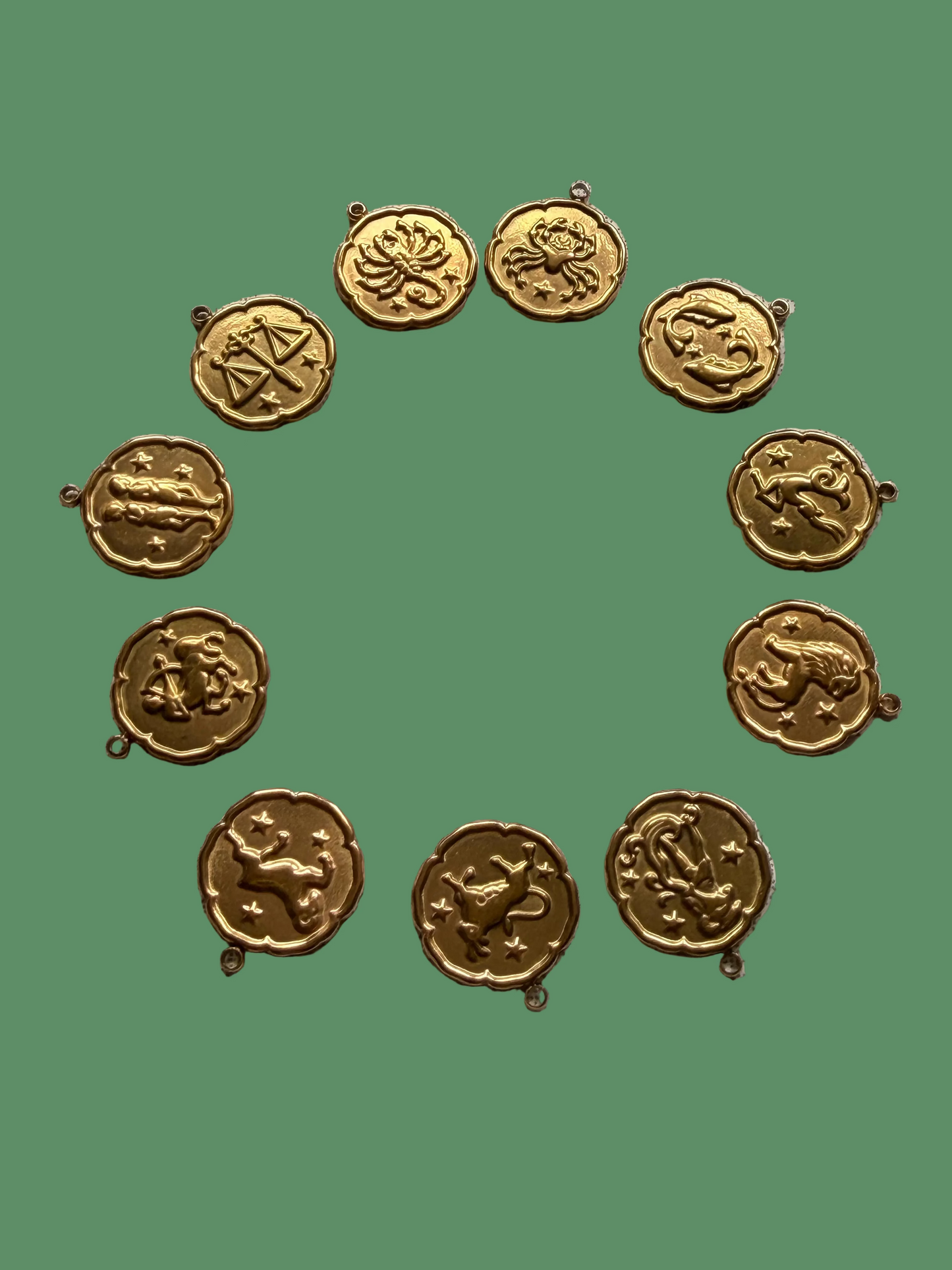Charm Zodiac gold