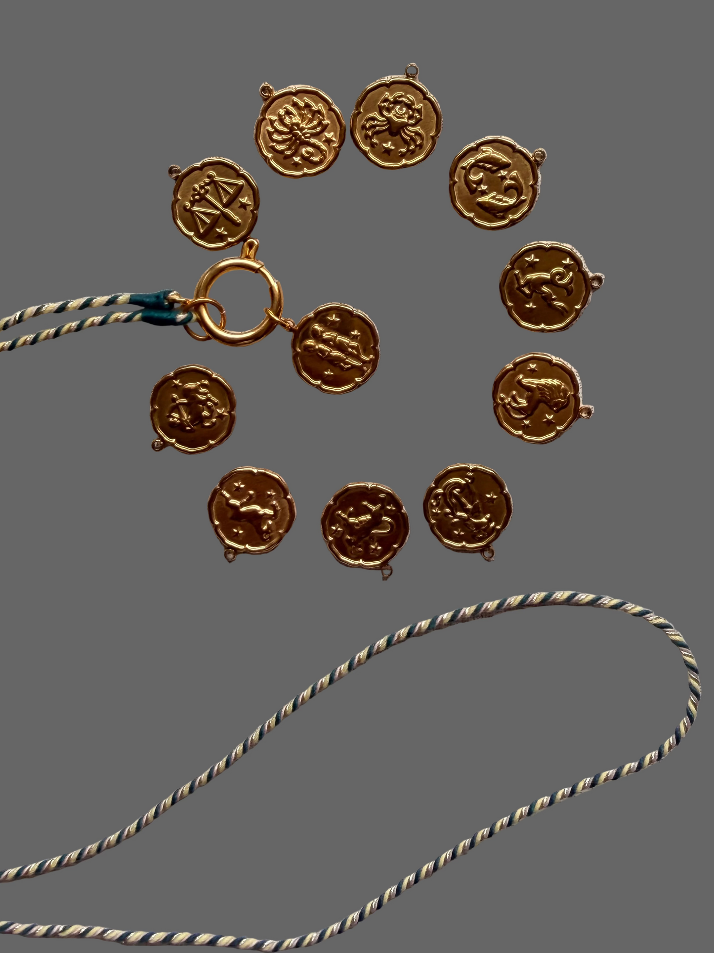 Charm Zodiac gold
