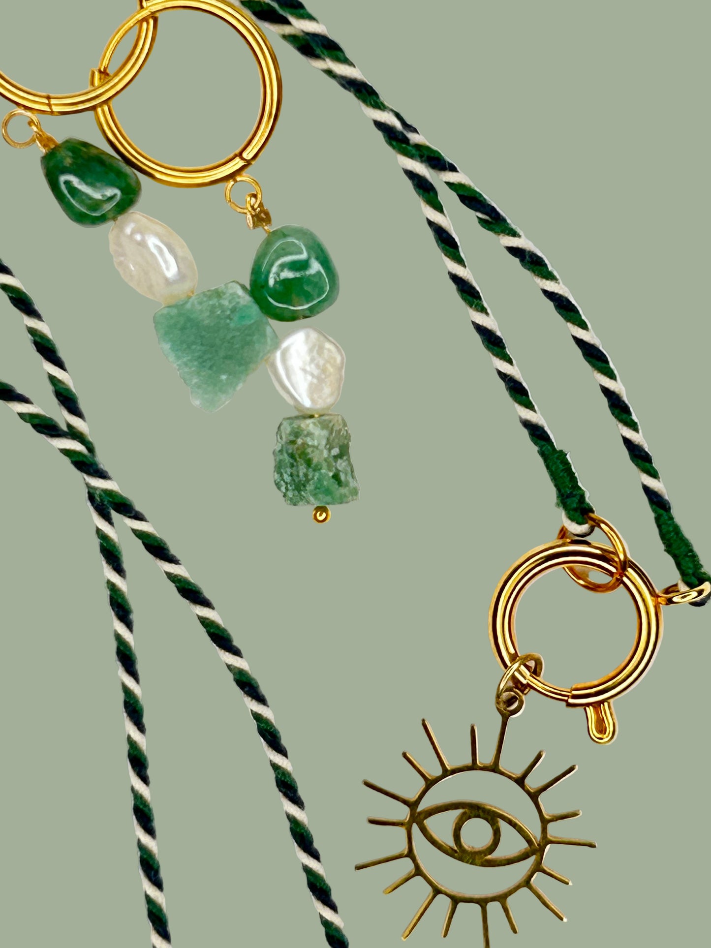 Charm Eye shine gold