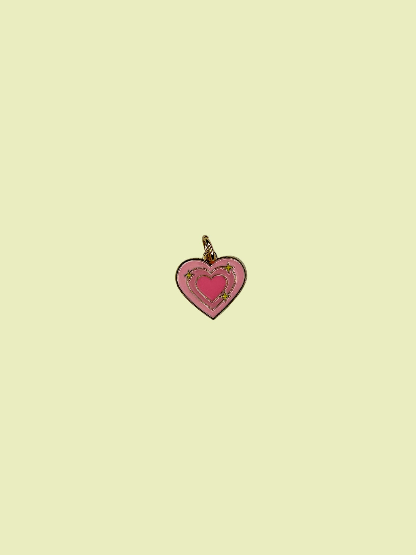 Charm Pink heart star