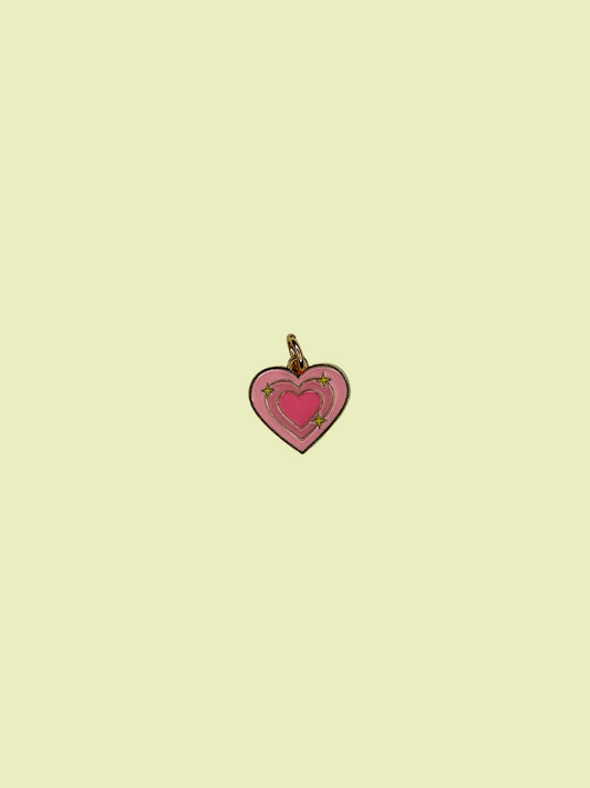 Charm Pink heart star